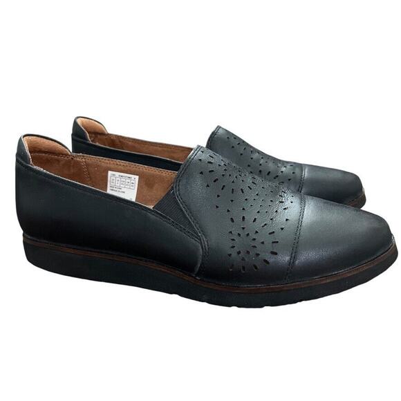 Cobb Hill Womens Laci Gore Womens Black Slip On Loafers Comfort Shoes Flats 8.5 - Picture 1 of 16